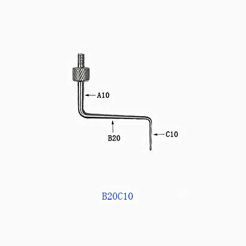 Needle Point Contact Points for Dial Indicators M2.5 Thread (A10B20C10)