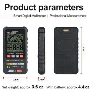 Power Watchdog SmartMeter, Auto Digital Multimeter, Non-Contact Detector | AC/DC voltage testing with auto-setting function, simple to use even for beginners.
