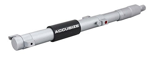 Accusize Industrial Tools 5-6'' by 0.001'' Inside Micrometer in Fitted Case, Satin Chrome Finished, Eg00-3226 | Range: 5-6", Graduation: 0.001", Accuracy: 0.00028", Resolution: 0.0001", Satin Chrome Finish