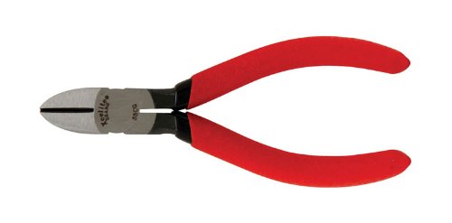 Xcelite 55CGNN Forged Alloy Steel All-Purpose Side Cutting Plier, Diagonal, Standard Jaw, 5" Length, 3/4" Jaw Length, Red Cushion Grip Handle