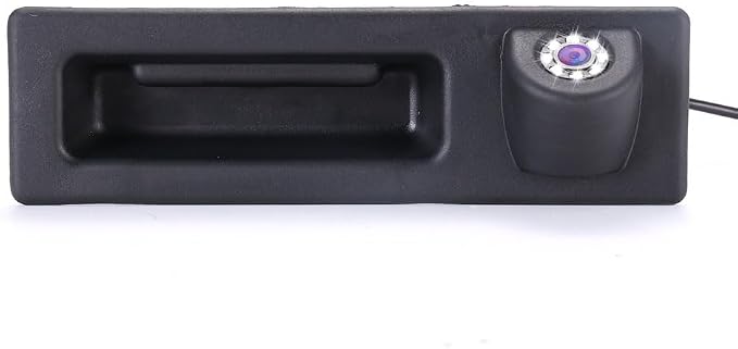 HD 8LED Night Vision Rear View Reverse Trunk Handle Backup Camera Compatible with BMW 520Li 525Li 530i 535Li 328Li 320Li Z3 Z4 Z8 i3/328i/F30 316i/F15/E60 E61 E70 E71 E72 E82 E88 E84 E90 E91 E92 E93