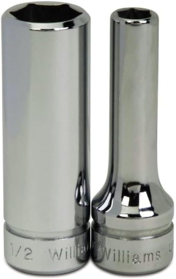 Williams BMD-606 3/8 Drive Deep Socket, 6 Point, 6mm