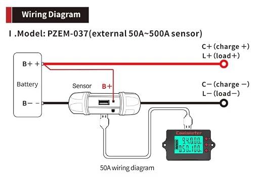 Battery Capacity Tester | Coulomb Counter | DC 8-120V 0-100A | Voltmeter/Ammeter | for Touring Car/Electric Car (100A+3M USB)