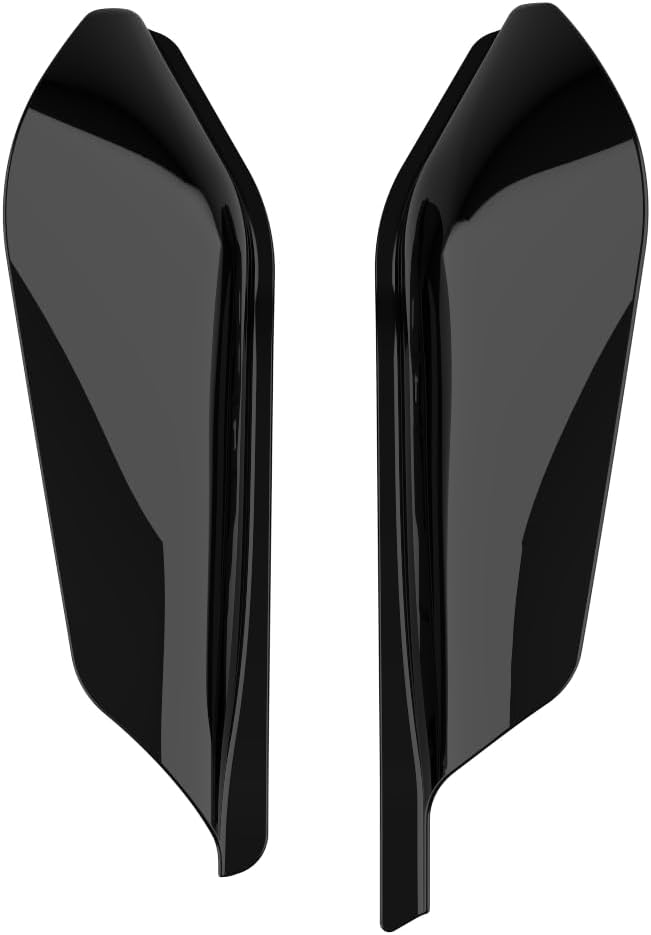 Advanblack 2025 RG Mid Frame Air Deflectors Compatible for Harley Touring Street Glide, Road King, Electra Glide, 2009-2025 (Midnight Firestorm)