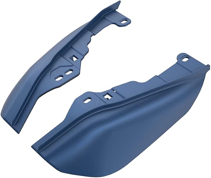 Advanblack 2024 RG Mid Frame Air Deflectors Compatible for Harley Touring Street Glide, Road King, Electra Glide, 2009-2025(Legend Blue Denim)