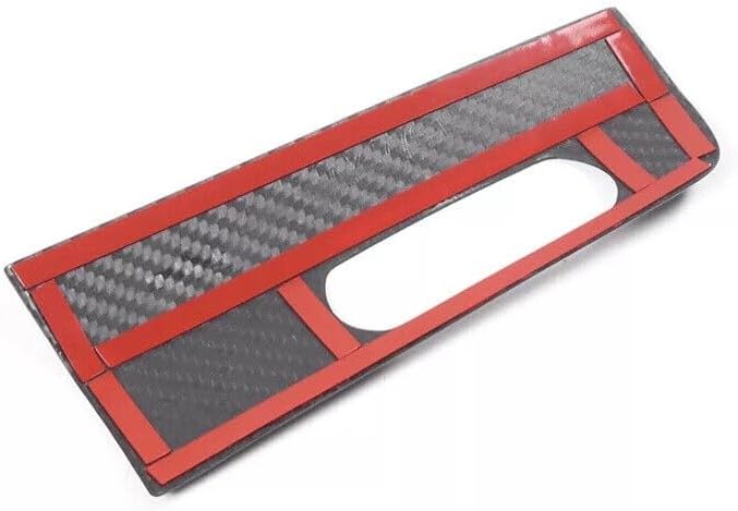 Auto Headlight Switch Button Panel Cover Trim,Compatible with forChevrole-t Corvette C8 Stingray Z06 Z51 2020 2021 2022 2023 2024 HUD Head-up Display Switch Trim Real Carbon Fiber (Carbon Fiber)
