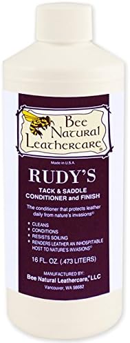 Bee Natural Rudy's Leather Conditioner, 1 pint, Clear