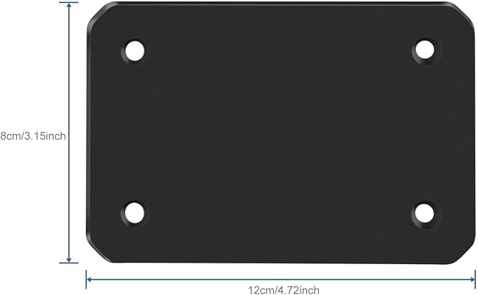 2X Metal Plates for VK7 Magnetic Backup Camera