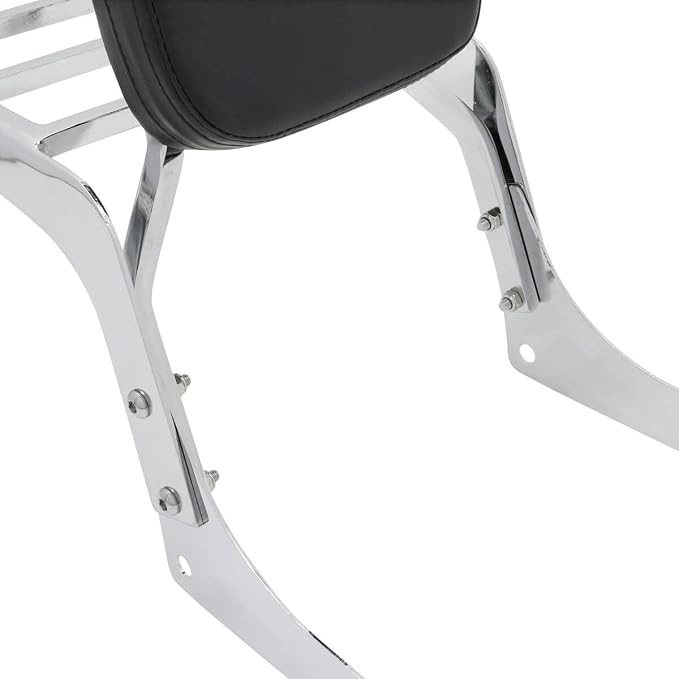 Passenger Sissy Bar with Luggage Rack Backrest for Honda Rebel 250 CMX250 CMX250C CA250 All Year, Chrome