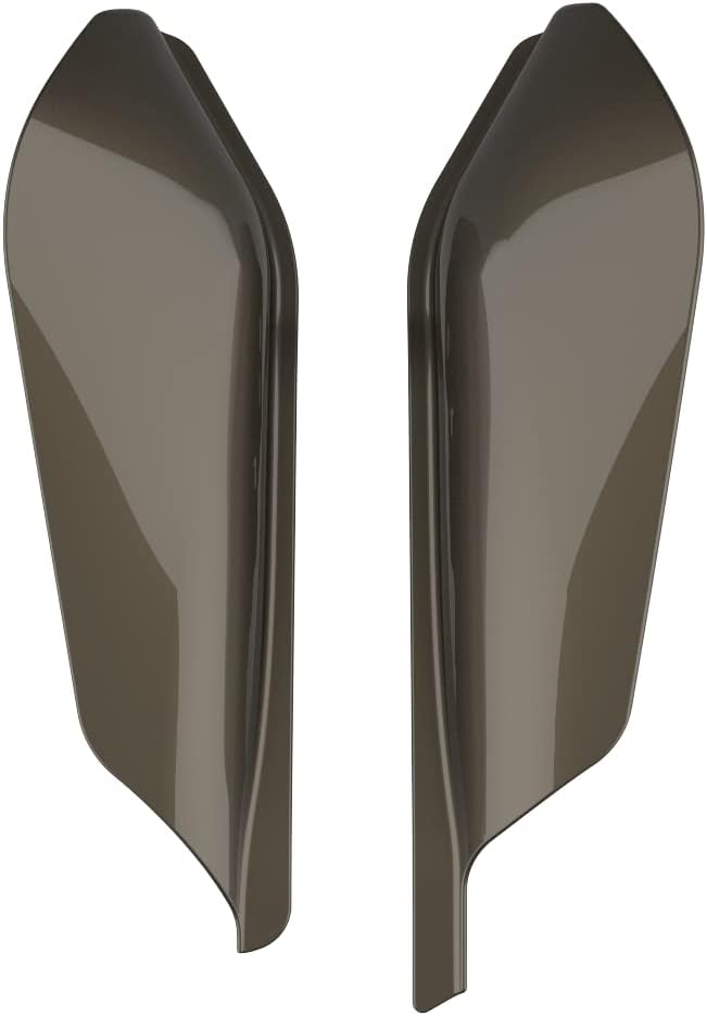 Advanblack 2024 RG Mid Frame Air Deflectors Compatible for Harley Touring Street Glide, Road King, Electra Glide, 2009-2025(River Rock Gray)