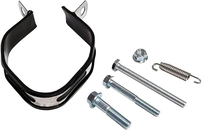 MMG Exhaust System Muffler for GY6 50cc 4 Stroke Scooters (Carbon Fiber Finish)
