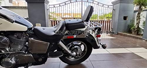 Backrest Sissy Bar + Luggage Rack for Honda Shadow VT 1100 Sabre 1100 ACE VT1100 1995-2007