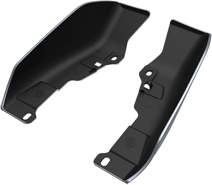 Advanblack 2024 RG Mid Frame Air Deflectors Compatible for Harley Touring Street Glide, Road King, Electra Glide, 2009-2025(Atlas Silver)