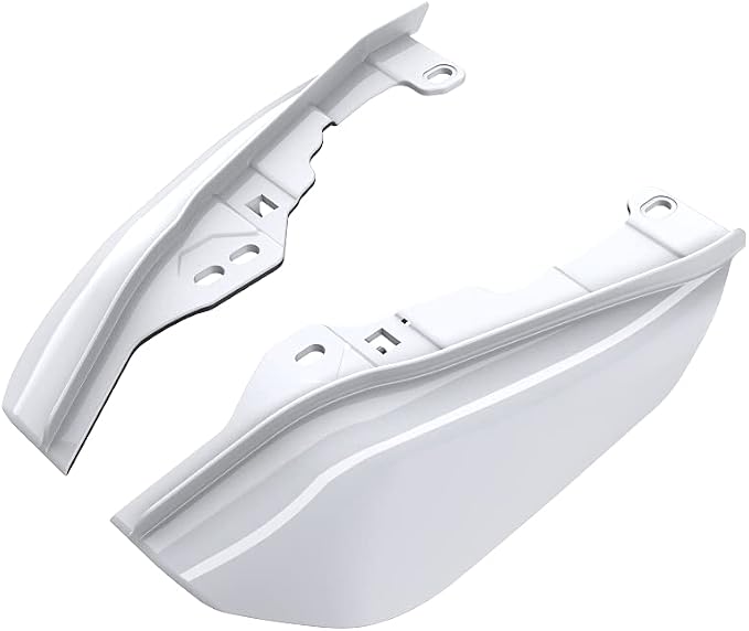 Advanblack 2024 RG Mid Frame Air Deflectors Compatible for Harley Touring Street Glide, Road King, Electra Glide, 2009-2025(Crushed Pearl/Crushed Ice Pearl)