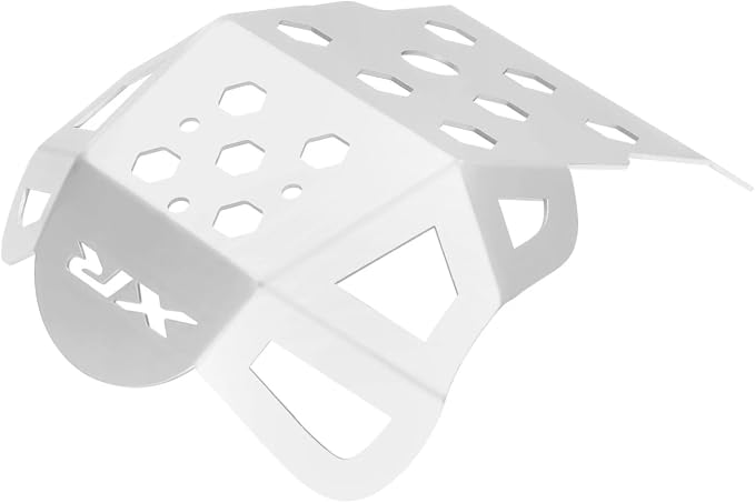 XR150L Skid Plate - Front Engine Bash Cover Guard Compatible with 2023~2025 XR125L XR150L - Skidplate Thickness Enhancement with Engine Heat Dissipation Holes (Silver)