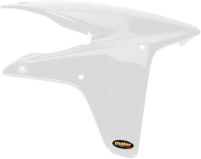 Maier Radiator Scoops (White) Compatible With 04-05 HONDA TRX450R