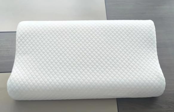 VJASD Memory Foam Bed Pillow for Sleeping - Ergonomic Cervical Contour Neck Support Orthopedic Pillow Queen Size