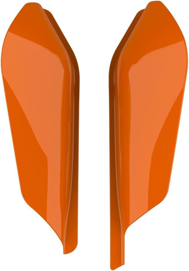 Advanblack 2024 RG Mid Frame Air Deflectors Compatible for Harley Touring Street Glide, Road King, Electra Glide, 2009-2025(Baja Orange)