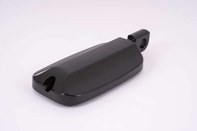 Kinglemc Front Rider Rear Passenger Position Floorboards Footboard Footpeg for Harley Dyna Touring Softail Sportster 883 1200 (Eagle 7.2 * 2.5", Black)