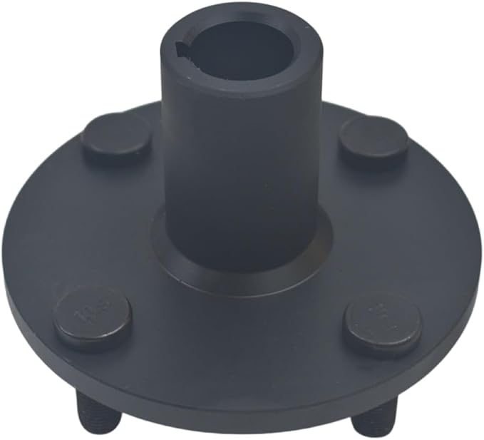 Axle 1" Diameter 36" Steel Axle Rod With 4" x 4" Go Kart Live Axle Hub For ATV Go-Karts Quads Dune Buggies