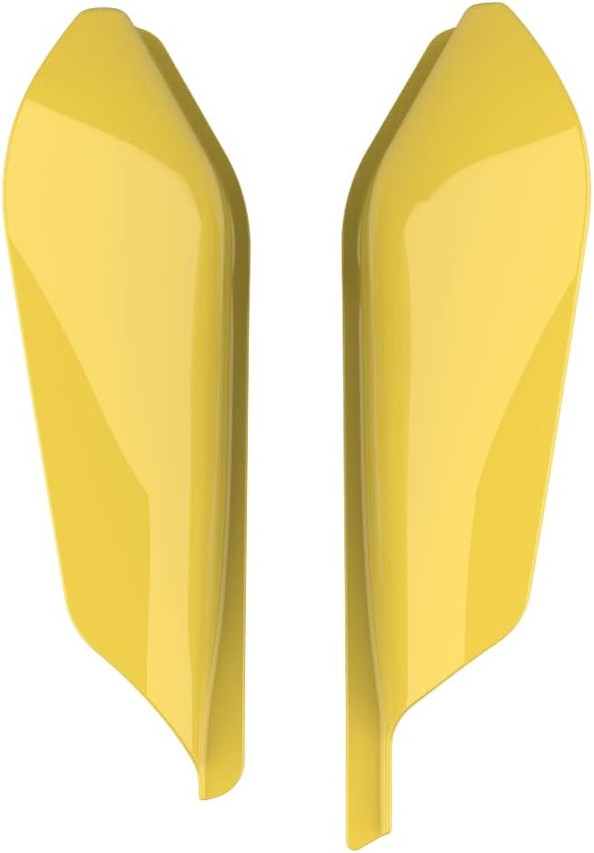 Advanblack 2024 RG Mid Frame Air Deflectors Compatible for Harley Touring Street Glide, Road King, Electra Glide, 2009-2025(Industrial Yellow)