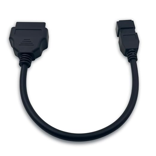 OBD2 Adapter Cable for HITACHI 24V Diesel Vehicles 4 Pin OBD2 16Pin to OBD1 4Pin OBDII Car Diagnostic Connector Compatible with OBD II Diagnostic Scanner