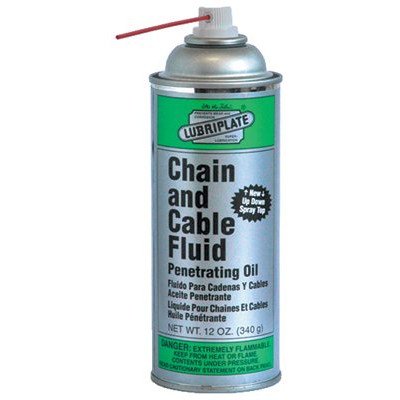Lubriplate L0135-063 Chain and Cable Fluid Penetrating Oil, 12 oz Aerosol Can