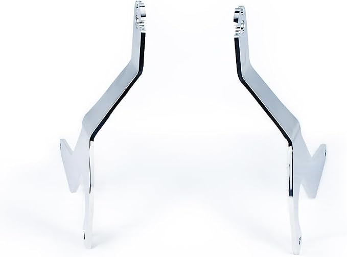 Adjustable Driver/Passenger Seat Backrest Component:Fixed Mounts For BWM R18B (Chrome)