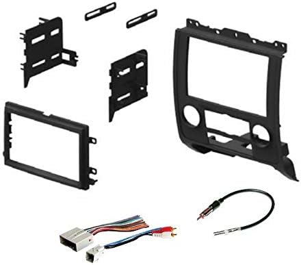 Car Stereo Radio Install Dash Mount Kit, Wire Harness, and Antenna Adapter to Add an Aftermarket Double Din Radio for 2008-2012 Ford Escape, 2008-2011 Mazda Tribute, 2008-2011 Mercury Mariner