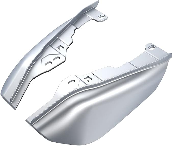 Advanblack 2024 RG Mid Frame Air Deflectors Compatible for Harley Touring Street Glide, Road King, Electra Glide, 2009-2025(Barracuda Sliver Denim)