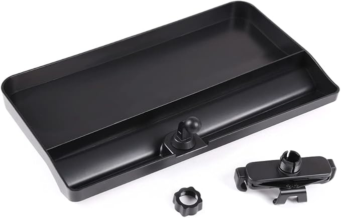 CHEAYAR Portable Electronic Device Mount for Tacoma 2016-2023, Dashboard Organizer Tray with Phone Holder, Storage Box Container for Key Card Navigation Sunglasses