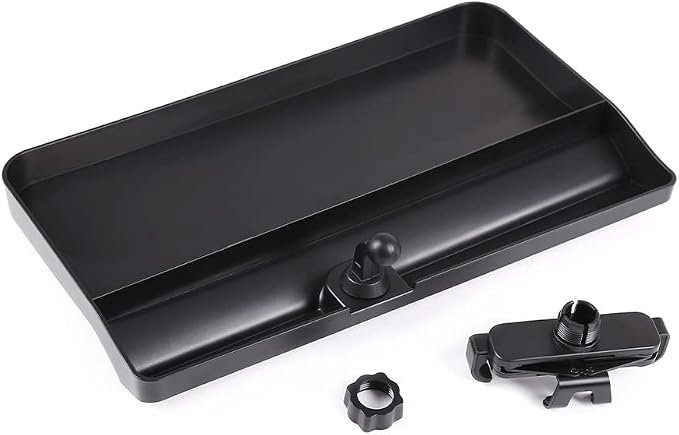 CHEAYAR Portable Electronic Device Mount for Tacoma 2016-2023, Dashboard Organizer Tray with Phone Holder, Storage Box Container for Key Card Navigation Sunglasses