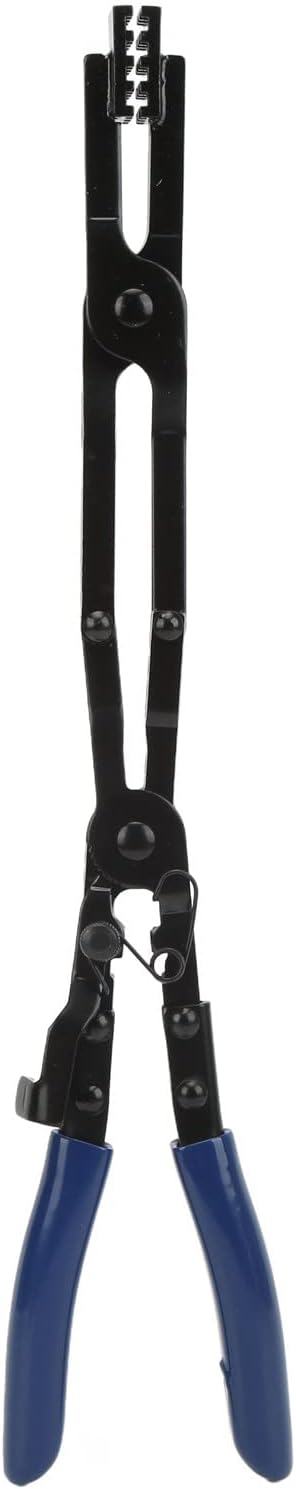 Keenso Hose Clamp Pliers, Metal Long Reach Hose Clamp Plier Universal Comfortable Grip Cross Cut Tip for Automotive Maintenance