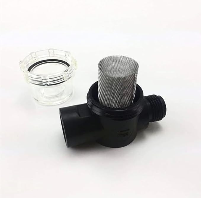 RV Water Pump 4008-101-A65/E65 | 3.0 GPM - 55 PSI | 12V Camper RV Water Pump | On Demand Diaphragm | Quiet & Smooth Operation | Self Priming | Quick Attach Fitting | 1 Pump + 1 Strainer