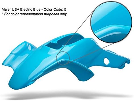 Maier USA Radiator Scoops Compatible/Replacement for 04-05 Honda TRX450R - Electric Blue - 117485