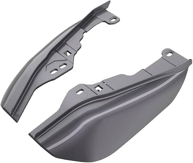 Advanblack 2024 RG Mid Frame Air Deflectors Compatible for Harley Touring Street Glide, Road King, Electra Glide, 2009-2025(Smoke Gray)