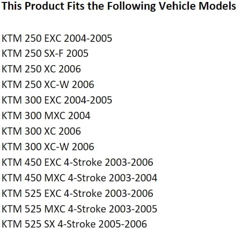 Tusk Kick Starter Anodized Orange Compatible with KTM 250 EXC 2004-2005/300 EXC 2004-2005/525 EXC 2003-2006