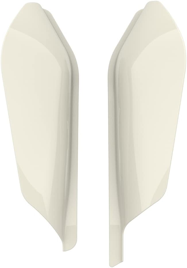 Advanblack 2024 RG Mid Frame Air Deflectors Compatible for Harley Touring Street Glide, Road King, Electra Glide, 2009-2025(Birch White)