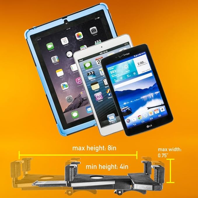 iBolt TabDock Bizmount Wedge - Heavy Duty Vehicle Console Mount for All 7" - 10" Tablets (iPad, Nexus, Samsung Tab). Great for Work, Personal, and Business Vehicles