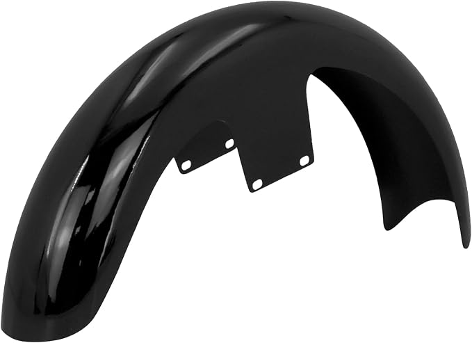 Front Fender 19'' 21'' 23'' Wheel Wrap Fit For Harley Touring Street Glide Road King Electra Glide Baggers (120/R21 Gloss Black)