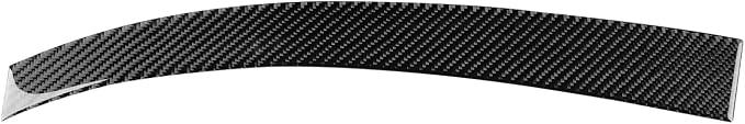 Black Soft Carbon Fiber car Interior Passenger Instrument Panel 1/Piece Decorative Sticker Suitable for Acura TSX 09-14 Carbon Fiber car Interior
