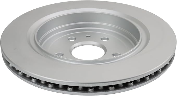 TRQ Rear Brake Rotor Set G Coated Vented Compatible with 2016-2019 Cadillac ATS 2016-2022 Chevrolet Camaro