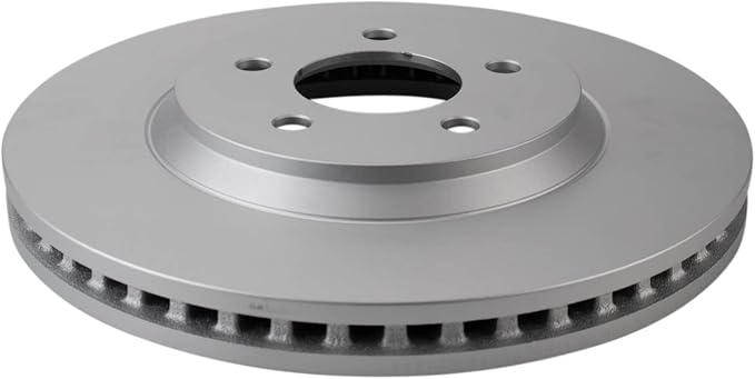 TRQ Front Brake Rotors Set Vented Premium G-Coated Compatible with 2005-2014 Ford Mustang