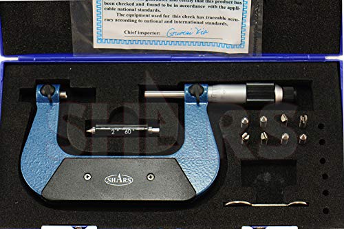 Shars 2-3" Screw Thread Micrometer with Anvils 303-2372 P)