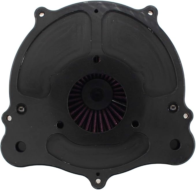 MOTOKU Air Cleaner Intake Turbine Filter For Street Glide, Road King, Electra Glide, Dyna FXDLS, Softail,Touring,Trike FLSTSE FXSBSE 2008-2018
