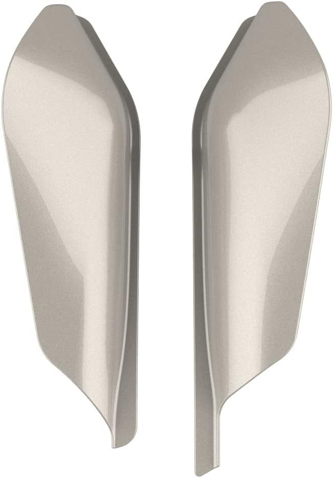 Advanblack 2024 RG Mid Frame Air Deflectors Compatible for Harley Touring Street Glide, Road King, Electra Glide, 2009-2025(White Sand Pearl)