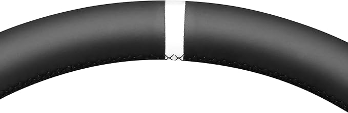 MEWANT Hand Stitch Steering Wheel Cover for Toyota Land Cruiser 2024-2026, Custom Fit DIY Wrap Interior Accessories
