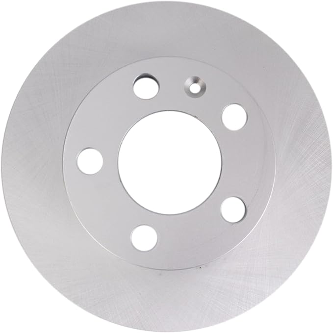 TRQ Rear Brake Rotor Set G Coated Solid Compatible with 2000-2006 Audi TT 1998-2010 Volkswagen Beetle 1999-2010 Golf 1999-2010 Jetta