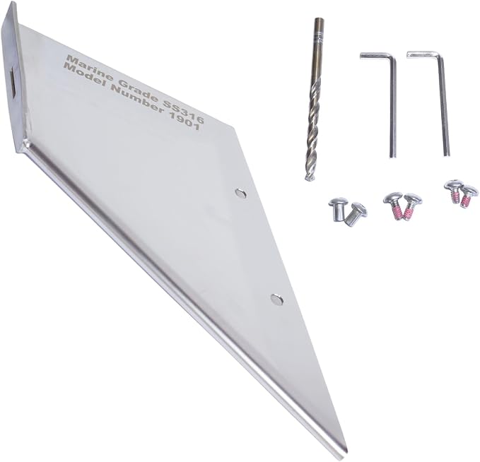 35-SS615 SternDrive Skeg Protector Guard for MerCruiser Alpha 1 Gen 2 Motor | SeaSierra-5001 Lower Unit Skeg Cover, Damage Repair, Replace 27031, Marine Grade 316 Stainless Steel