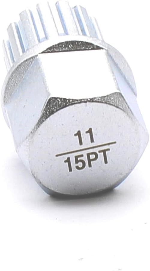 TMAX 11/15Pt Wheel Lock Nut Screw Removal Key Anti-Theft Lugnut Socket S3054 for BMW Vehicles